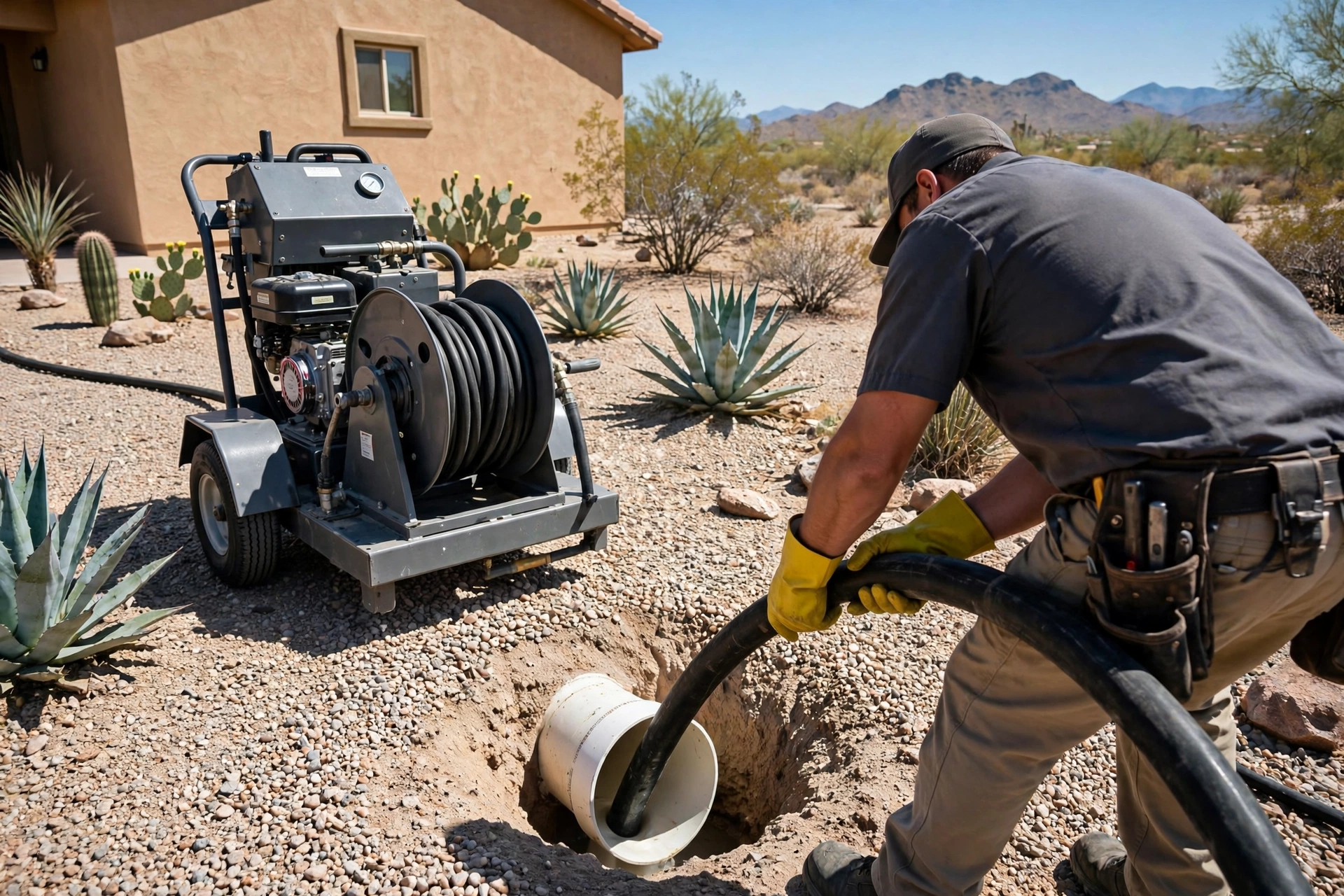 Hydro jetting in Bullhead City, AZ